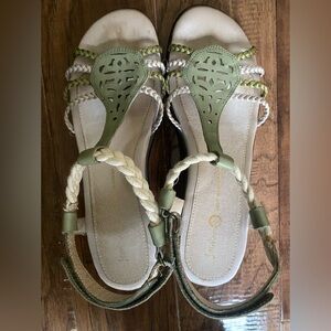 Jambu Sporty Petal Wedge Sandals.